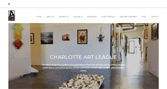 Desktop Screenshot of charlotteartleague.org
